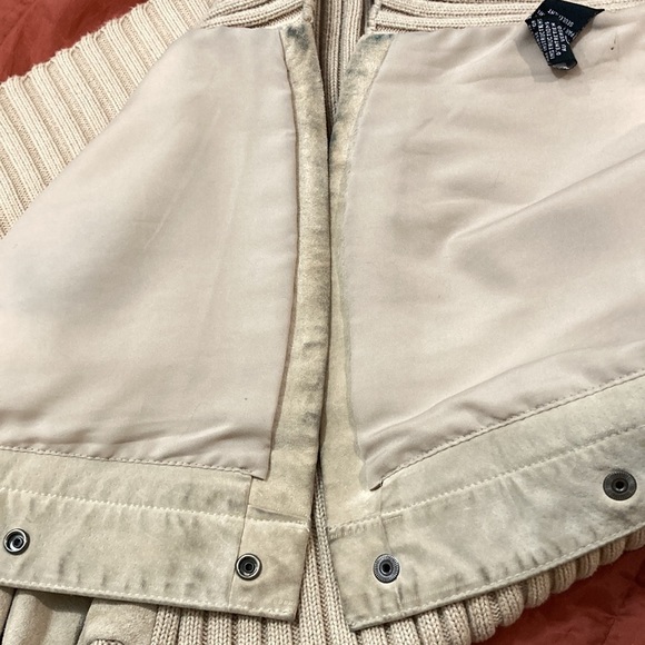 Lady Hathaway Tan Suede Jacket Medium - Picture 11 of 12